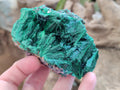 Natural Silky Malachite Specimens x 4 From Kasompe, Congo - Toprock Gemstones and Minerals 