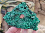Natural Silky Malachite Specimens x 4 From Kasompe, Congo - Toprock Gemstones and Minerals 