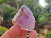 Natural Jacaranda Amethyst Single Quartz Crystals x 24 From Mumbwa, Zambia - Toprock Gemstones and Minerals 