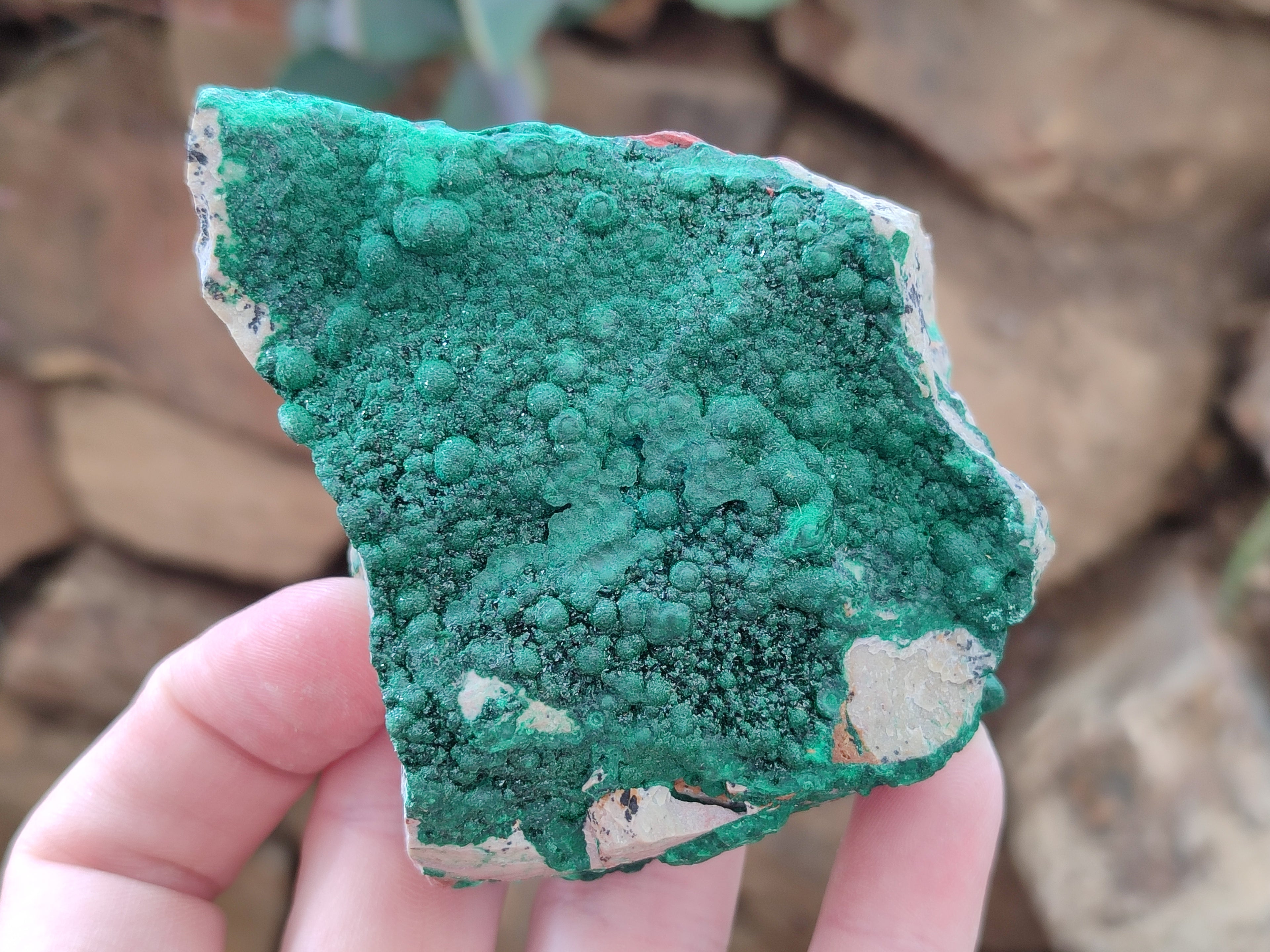 Natural Crystalline Malachite Specimens x 6 From Tenke Fungurume, Congo - Toprock Gemstones and Minerals 