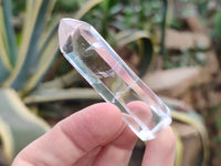 Polished Clear and Smokey Quartz Crystals x 20 From Madagascar