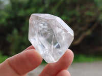 Polished Clear and Smokey Quartz Crystals x 20 From Madagascar