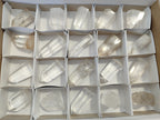Polished Clear and Smokey Quartz Crystals x 20 From Madagascar - Toprock Gemstones and Minerals 