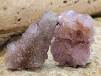 Natural Ametrine Spirit Quartz Clusters x 12 From Boekenhouthoek, South Africa