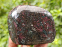 Polished Ruby Corundum In Chrome Verdite Free Forms x 4 From Zimbabwe - Toprock Gemstones and Minerals 
