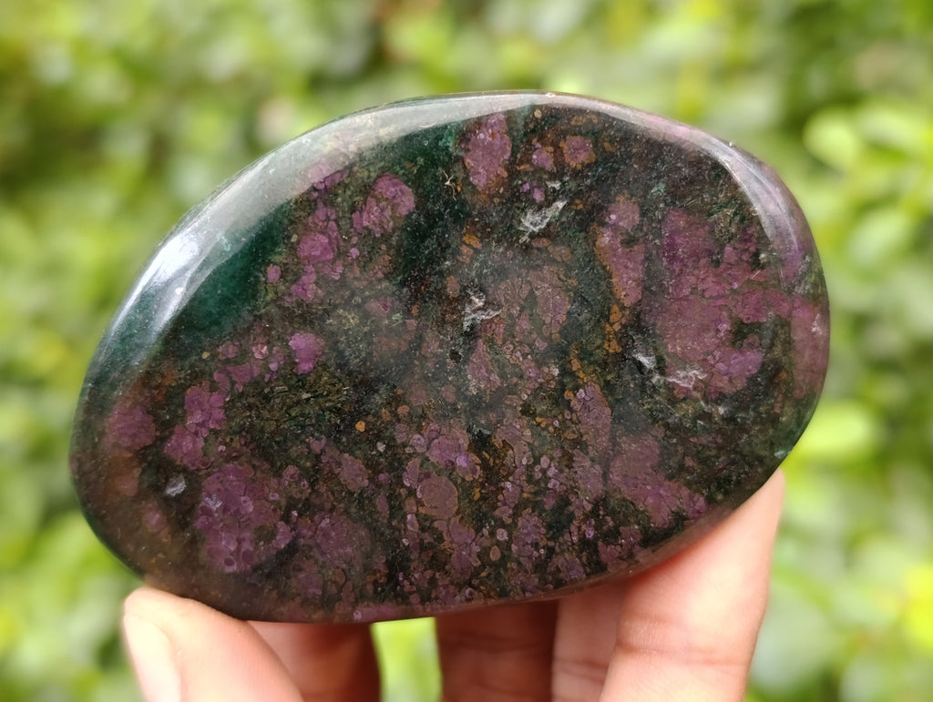 Polished Ruby Corundum In Chrome Verdite Free Forms x 4 From Zimbabwe - Toprock Gemstones and Minerals 