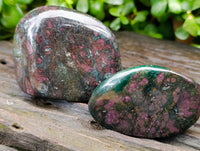Polished Ruby Corundum In Chrome Verdite Free Forms x 4 From Zimbabwe - Toprock Gemstones and Minerals 