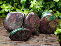 Polished Ruby Corundum In Chrome Verdite Free Forms x 4 From Zimbabwe - Toprock Gemstones and Minerals 