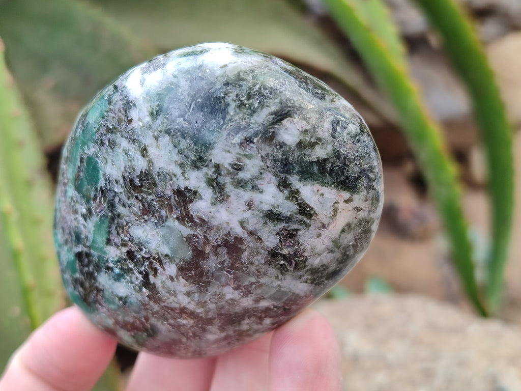 Polished Emerald Mica In Matrix Free Forms x 6 From Mutoko, Zimbabwe - Toprock Gemstones and Minerals 