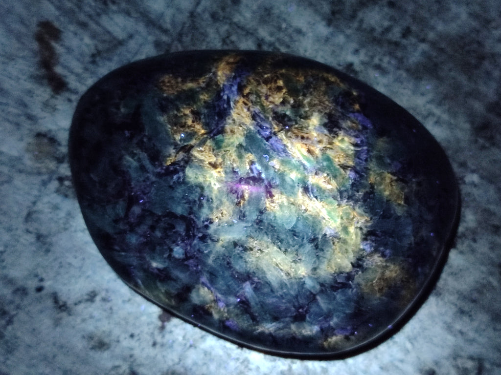 Polished Emerald Mica In Matrix Free Forms x 6 From Mutoko, Zimbabwe - Toprock Gemstones and Minerals 