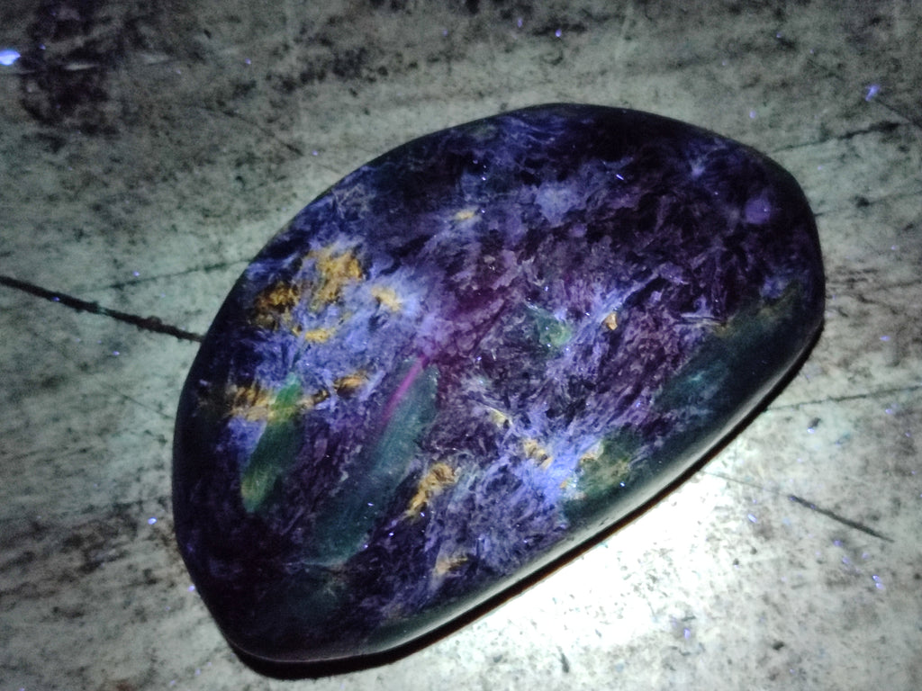 Polished Emerald Mica In Matrix Free Forms x 6 From Mutoko, Zimbabwe - Toprock Gemstones and Minerals 