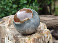 Polished Polychrome Jasper Spheres x 3 From Northwest Coast, Madagascar