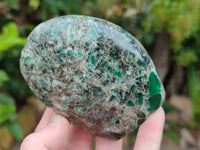 Polished Emerald Mica In Matrix Standing Free Forms x 4 From Mutoko, Zimbabwe - Toprock Gemstones and Minerals 