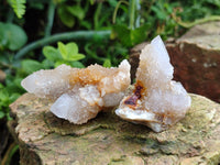 Natural Ametrine Spirit Quartz Clusters x 35 From Boekenhouthoek, South Africa