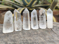 Polished Clear Quartz Crystals x 35 From Madagascar