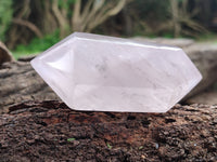 Polished Double Terminated Rose Quartz Points x 6 From Ambatondrazaka, Madagascar