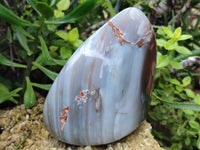 Polished Sashe River Agate Standing Free Form x 1 From Zimbabwe