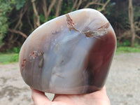Polished Sashe River Agate Standing Free Form x 1 From Zimbabwe