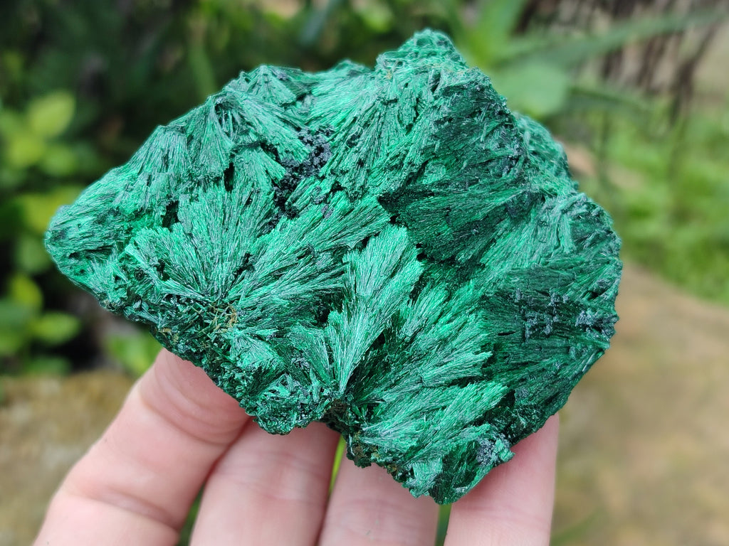 Natural Silky Malachite Specimens x 4 From Kasompe, Congo - Toprock Gemstones and Minerals 
