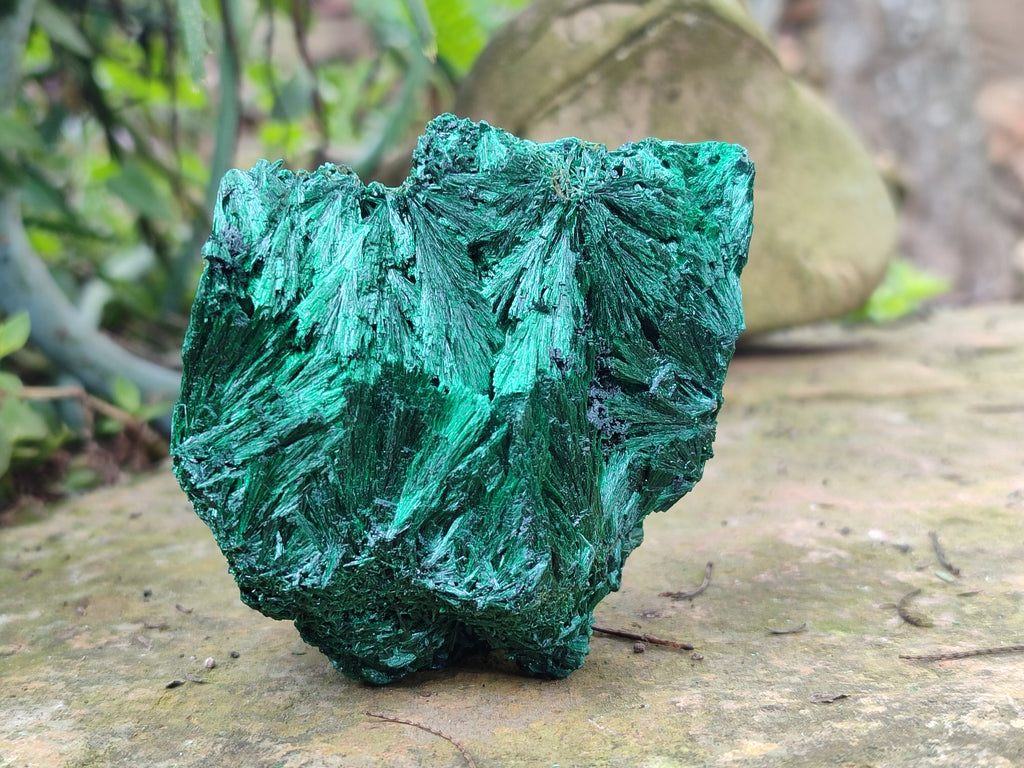 Natural Silky Malachite Specimens x 4 From Kasompe, Congo - Toprock Gemstones and Minerals 