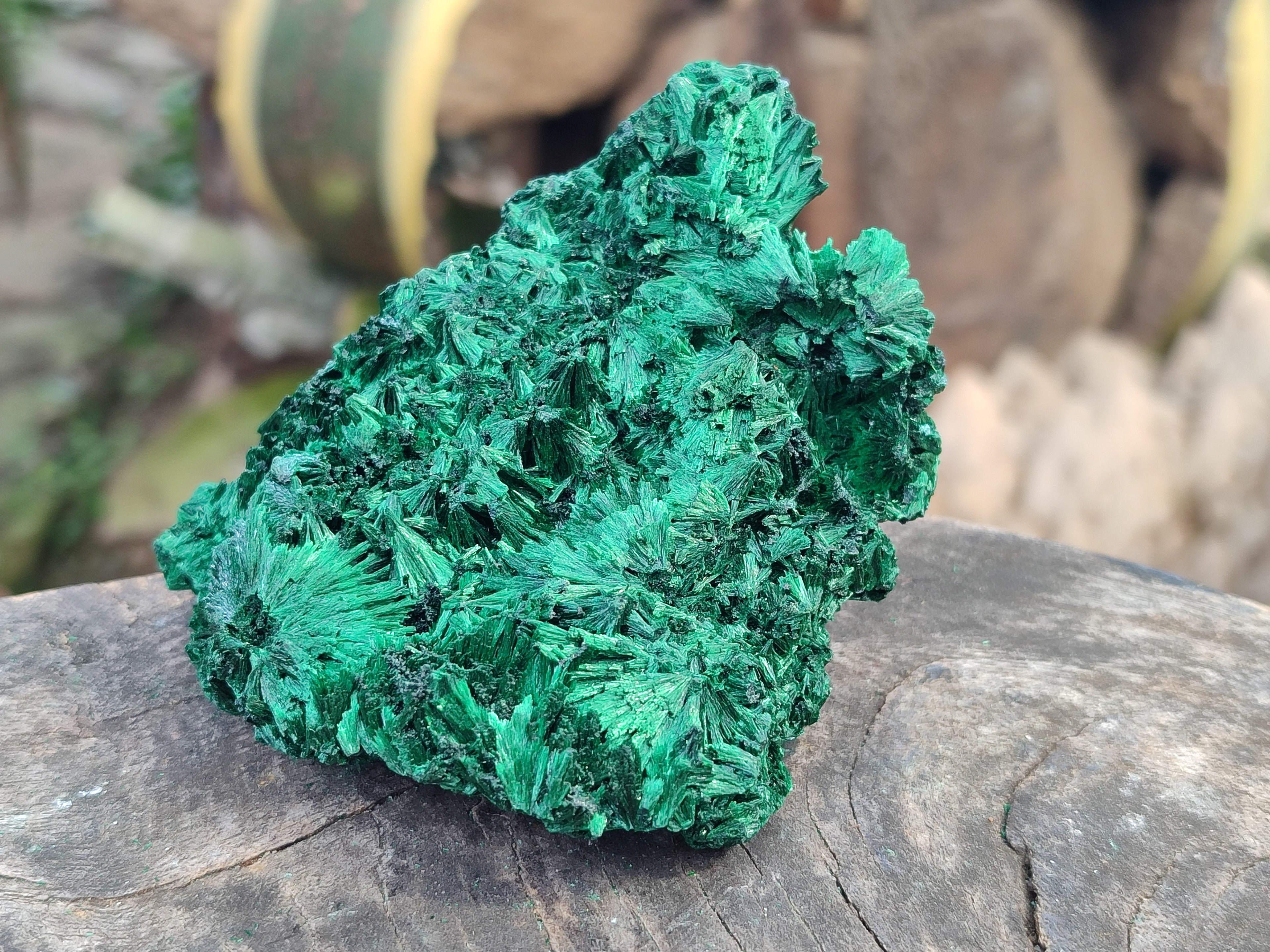 Natural Silky Malachite Specimens x 4 From Kasompe, Congo - Toprock Gemstones and Minerals 