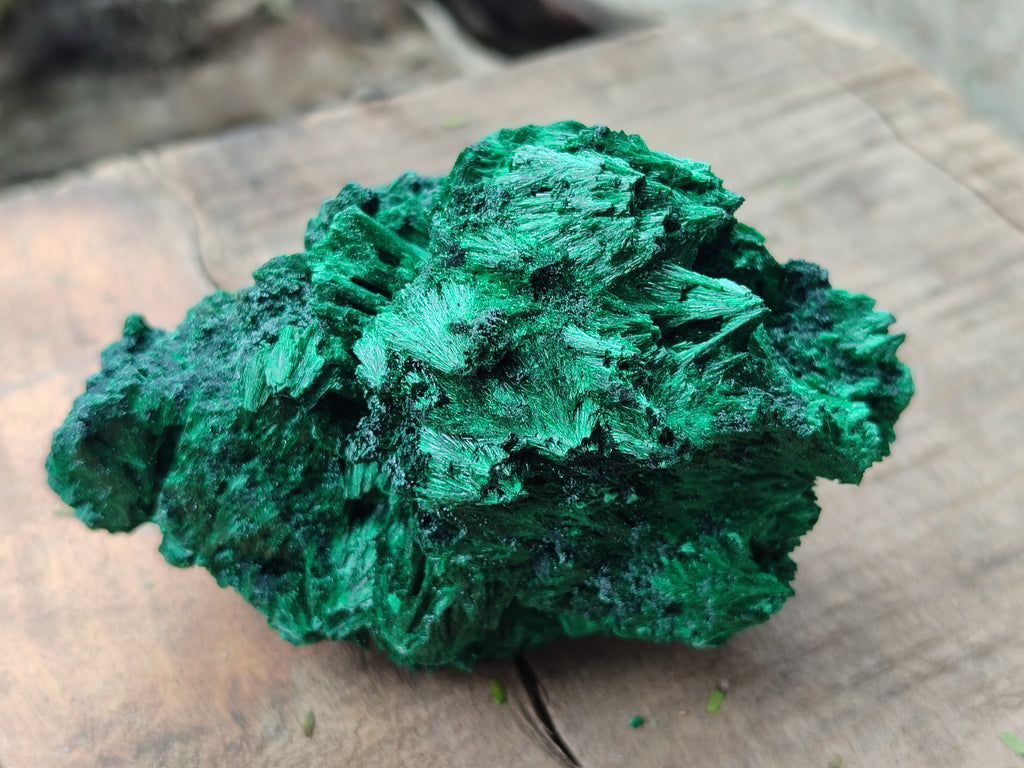 Natural Silky Malachite Specimens x 4 From Kasompe, Congo - Toprock Gemstones and Minerals 