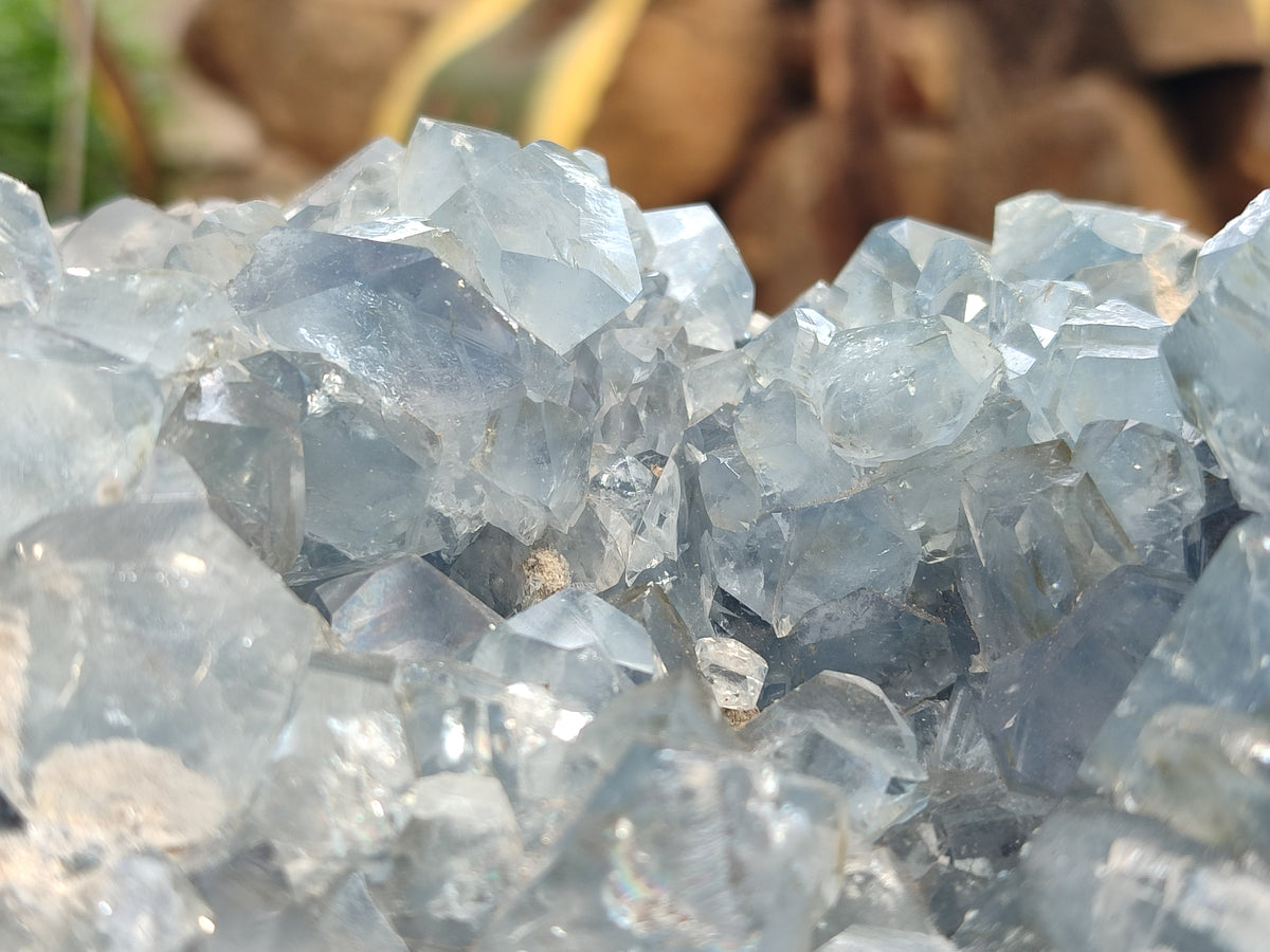 Natural Large Celestite Geode Specimen x 1 From Sakoany, Madagascar - Toprock Gemstones and Minerals 