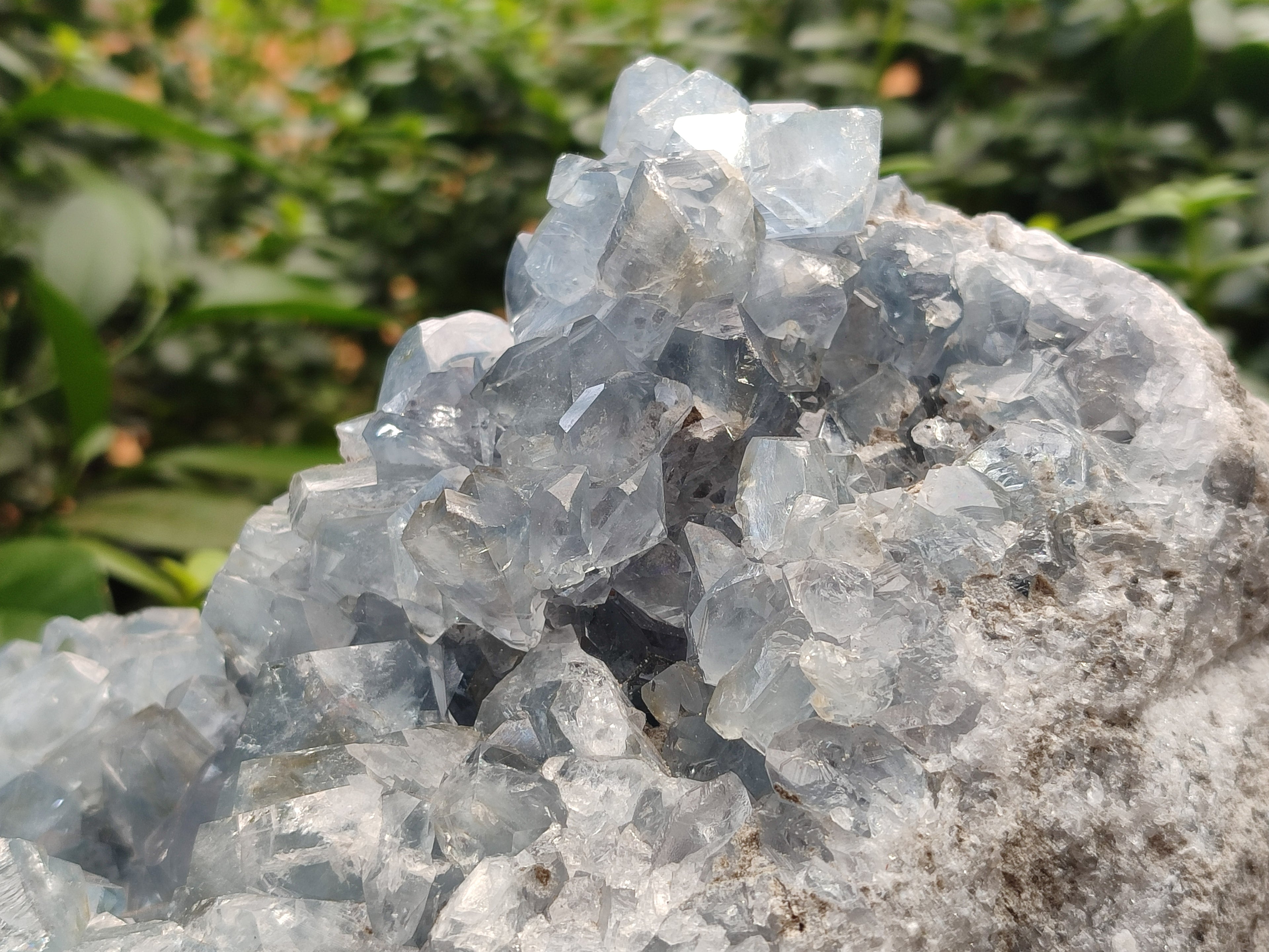Natural Large Celestite Geode Specimen x 1 From Sakoany, Madagascar - Toprock Gemstones and Minerals 