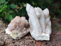 Natural Amethyst Spirit Quartz Clusters x 6 From Boekenhouthoek, South Africa