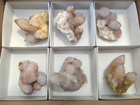 Natural Amethyst Spirit Quartz Clusters x 6 From Boekenhouthoek, South Africa