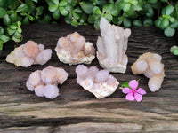 Natural Amethyst Spirit Quartz Clusters x 6 From Boekenhouthoek, South Africa