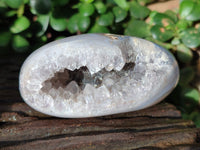 Polished Amethyst Agate Geode x 6 From Madagascar