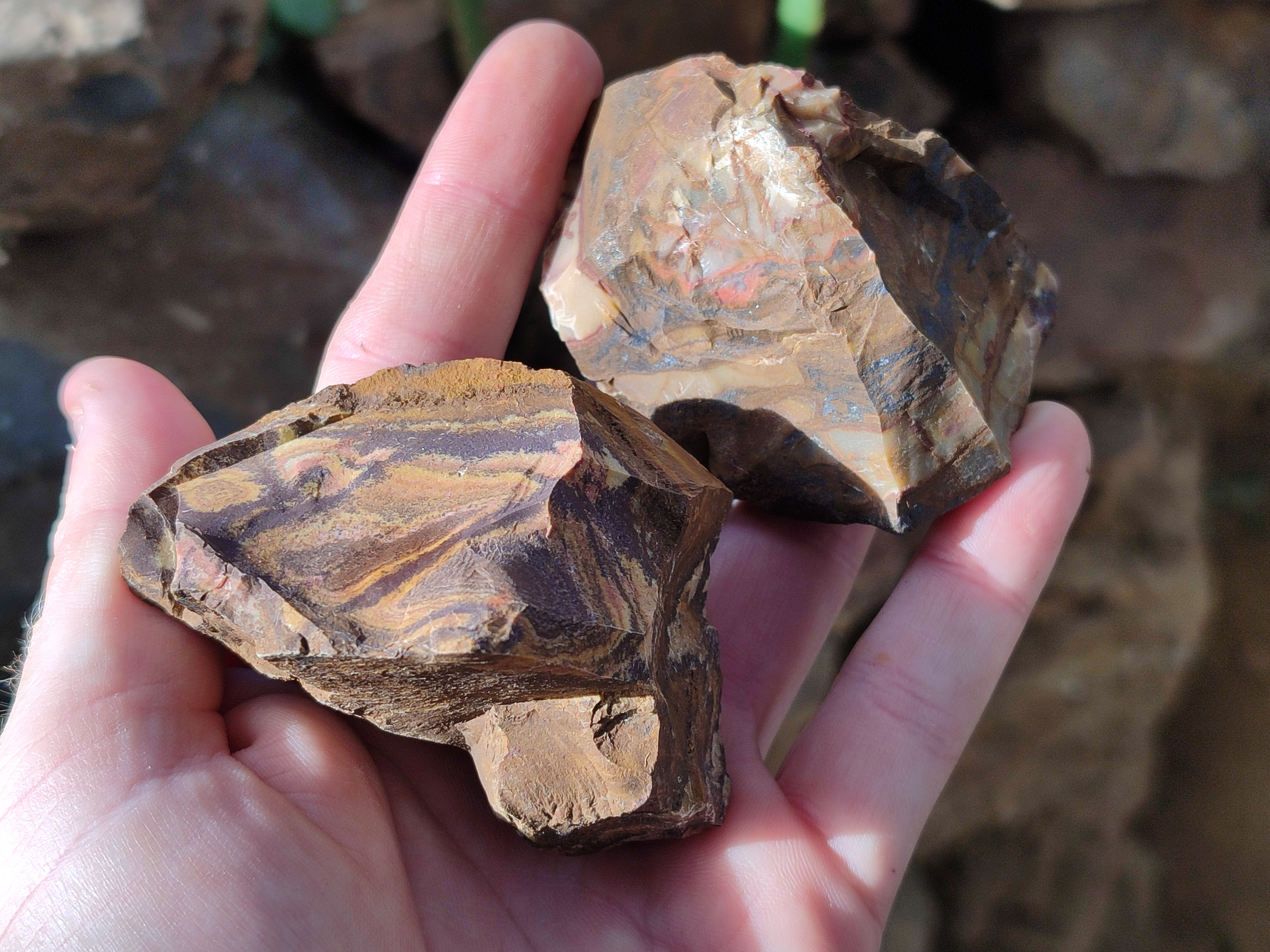 Natural Nguni Jasper Cobbed Specimens x 24 From Prieska, South Africa - Toprock Gemstones and Minerals 