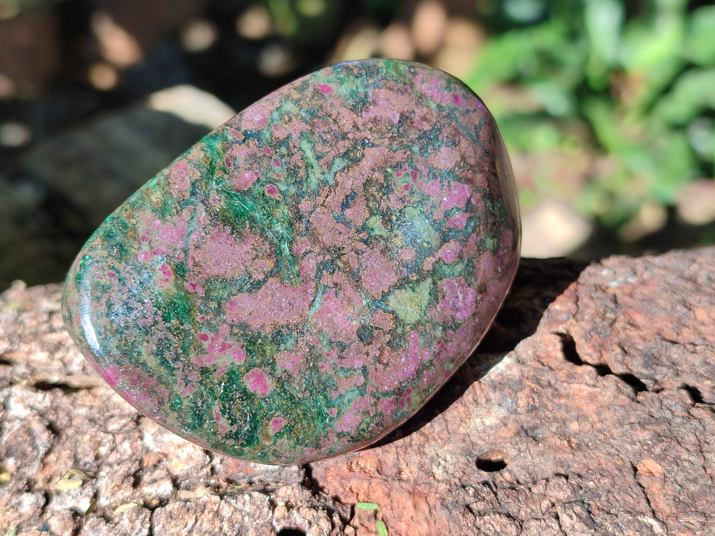 Polished Ruby Corundum In Chrome Verdite Free Forms x 6 From Zimbabwe - Toprock Gemstones and Minerals 