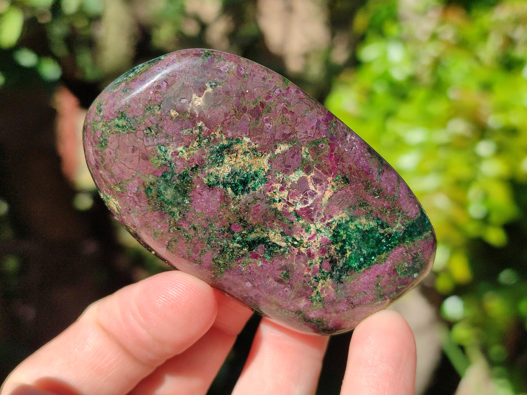 Polished Ruby Corundum In Chrome Verdite Free Forms x 6 From Zimbabwe - Toprock Gemstones and Minerals 