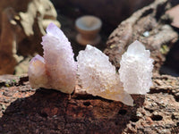Natural Amethyst Spirit Quartz Clusters x 35 From Boekenhouthoek, South Africa