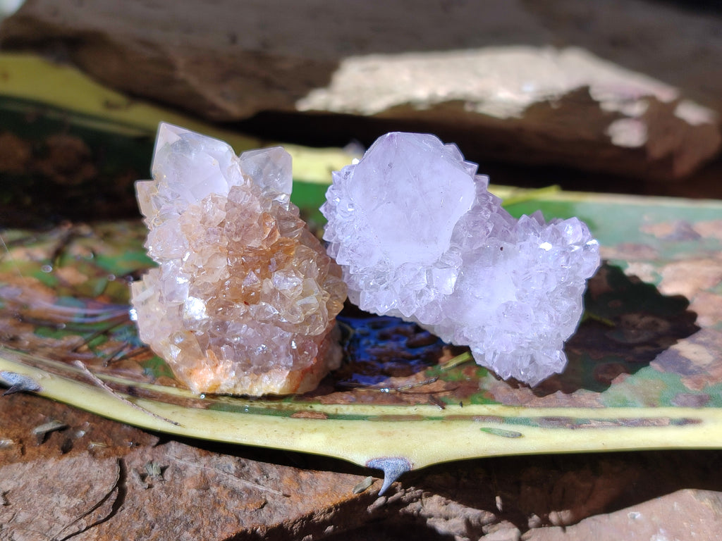Natural Amethyst Spirit Quartz Clusters x 35 From Boekenhouthoek, South Africa - Toprock Gemstones and Minerals 