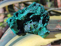 Natural Silky Malachite Specimens x 12 From Kasompe, Congo