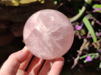 Polished Gemmy Rose Quartz Spheres x 2 From Madagascar
