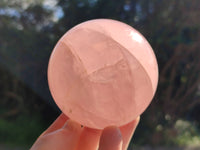 Polished Gemmy Rose Quartz Spheres x 2 From Madagascar