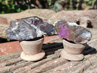 Natural Purpurite Cobbed specimens x 35 From Erongo, Namibia