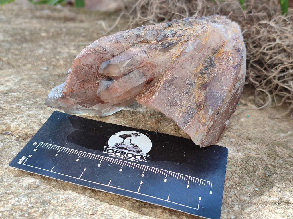 Natural Red Hematoid Quartz Clusters x 6 From Karoi, Zimbabwe - Toprock Gemstones and Minerals 