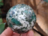 Polished Emerald Mica In Matrix Free Forms x 3 From Mutoko, Zimbabwe