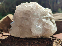 Natural Lilac Spirit Quartz Clusters x 2 From Boekenhouthoek, South Africa