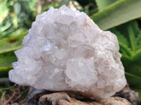 Natural Lilac Spirit Quartz Clusters x 2 From Boekenhouthoek, South Africa