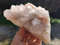 Natural Lilac Spirit Quartz Clusters x 2 From Boekenhouthoek, South Africa