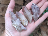 Natural Red Hematoid Quartz Clusters x 35 From Karoi, Zimbabwe