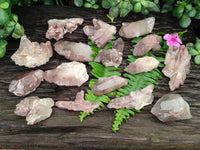 Natural Red Hematoid Quartz Clusters x 35 From Karoi, Zimbabwe