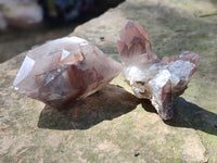 Natural Red Hematoid Quartz Clusters x 35 From Karoi, Zimbabwe