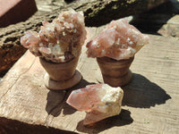 Natural Red Hematoid Quartz Clusters x 35 From Karoi, Zimbabwe